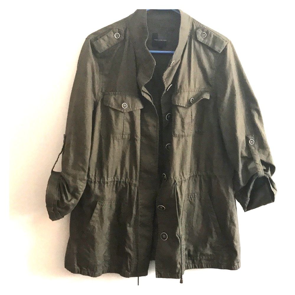 Olive green lightweight jacket